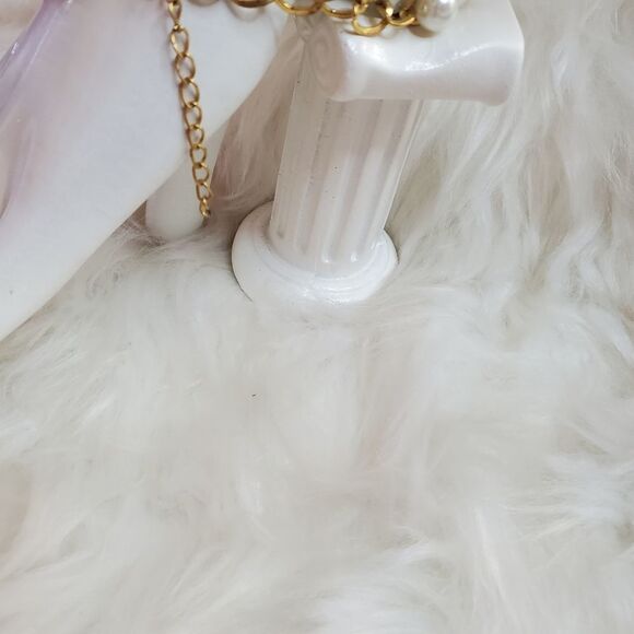 GOLD & pearl double stranded adjustable bracelet - Picture 2 of 2